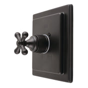 Pressure Balanced Shower Valve and Trim Set, Revival, Single Handle in Matte Black