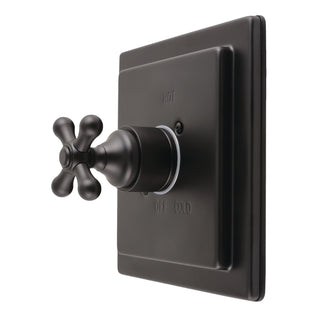 Pressure Balanced Shower Valve and Trim Set, Revival, Single Handle in Matte Black