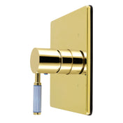 Pressure Balanced Shower Valve and Trim Set, Verona, Single Handle in Polished Brass