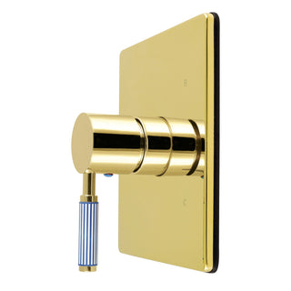 Pressure Balanced Shower Valve and Trim Set, Verona, Single Handle in Polished Brass
