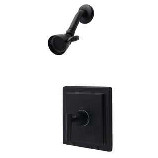 Pressure Balanced Tub and Shower Faucet, Manhattan, Single Handle in Matte Black