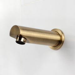 Pressure Balanced Tub Faucet, Kaiser, Single Handle in Antique Brass
