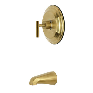 Pressure Balanced Tub Faucet, Manhattan, Single Handle in Brushed Brass