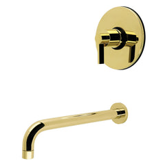 Pressure Balanced Tub Faucet, NuvoFusion, Single Lever in Polished Brass