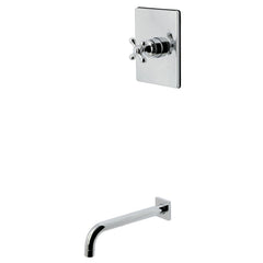 Pressure Balanced Tub Faucet, Restoration, Single Handle in Polished Chrome