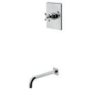 Pressure Balanced Tub Faucet, Restoration, Single Handle in Polished Chrome