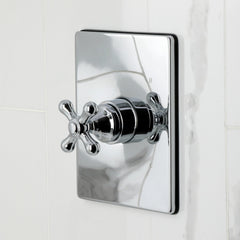 Pressure Balanced Tub Faucet, Restoration, Single Handle in Polished Chrome