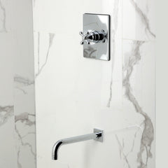 Pressure Balanced Tub Faucet, Restoration, Single Handle in Polished Chrome