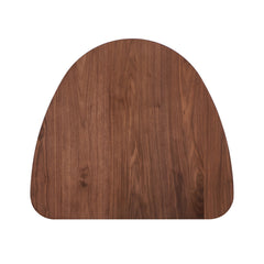 Dining Table, Free-Form Top, Seats 3, Solid and Engineered Wood, Brown