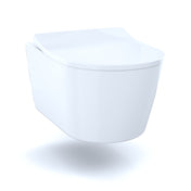 Wall Hung Toilet, RP, Dual-Flush, D-Shape Bowl, Vitreous China, Matte Silver