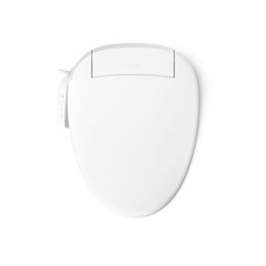 Bidet Toilet Seat, PureWash E525, Elongated, Warm Water, Plastic, White