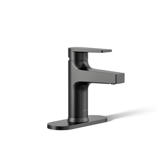 Bathroom Sink Faucet, Taut, Single-Handle, Brass, Matte Black