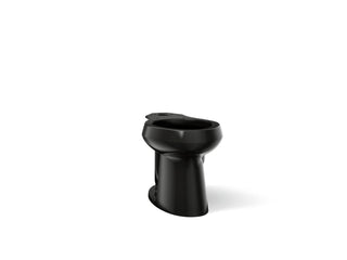 Toilet Bowl, Highline, Chair Height, Elongated, Ceramic, Black Black