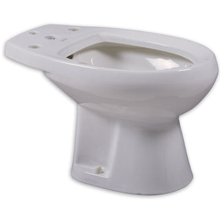 Floor Mount Bidet, Cadet, Elongated, Vitreous China, White