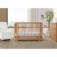Convertible Crib, Nest, 4-in-1, Solid Pine Wood, Brown