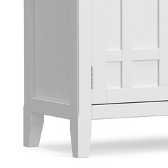 Sideboard Buffet, Solid and Manufactured Wood, 54 Inch, White