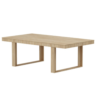 Dining Table, Seats 8, Brown Manufactured Wood, Laminate Base