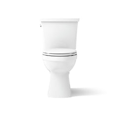 Two-Piece Toilet, Kelston, Elongated, Comfort Height, 1.28 GPF, White