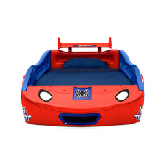 Twin Bed, Spidey and His Amazing Friends, Web Crawler Race Car, Plastic, Blue/Red/Black