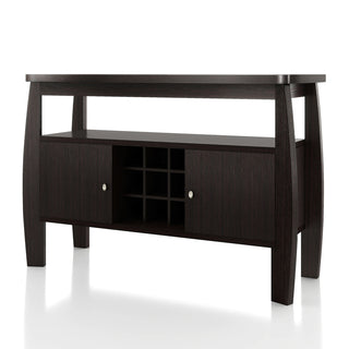 Sideboard Buffet Table, Manufactured Wood, 51.75 Inch Wide, Dark Espresso