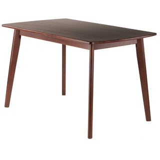 Dining Table, Solid Wood, Seats 4, Rectangular, Brown
