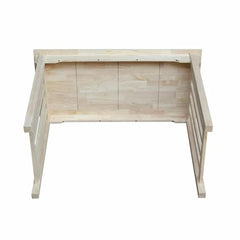 Counter Height Dining Table, Solid Wood, Seats 4, Unfinished