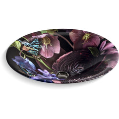 Round Bathroom Sink, Dutchmaster, Vitreous China, White