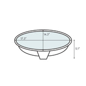 Undermount Bathroom Sink, Lilies Lore, Oval, Cast Bronze, Medium Patina