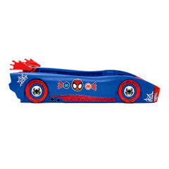 Twin Bed, Spidey and His Amazing Friends, Web Crawler Race Car, Plastic, Blue/Red/Black