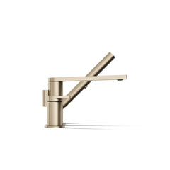 Deck-Mount Bath Faucet, Composed, Handshower, Lever Handle, Brass, Bronze
