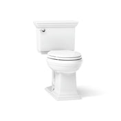 Two-Piece Elongated Toilet, Memoirs Stately, ContinuousClean ST, 1.28 GPF, White
