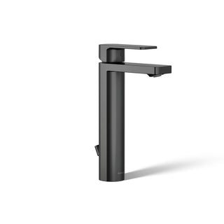 Bathroom Sink Faucet, Parallel, Tall Single-Handle, Single-Hole, Matte Black
