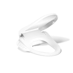 Bidet Toilet Seat, PureWash E590, Elongated, Heated, Plastic, Cream