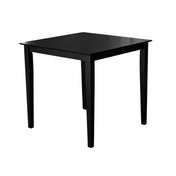 Counter Height Dining Table, Solid Rubber Wood, Square, Seats 4