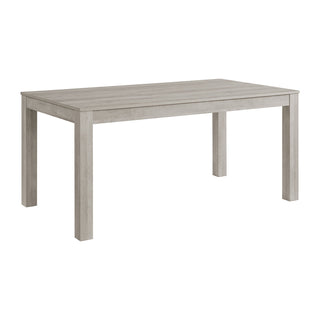Dining Table, Rectangular, Seats 6, MDF Paper Veneer, White