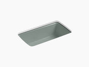 Kitchen Sink, Cape Dory, Single Bowl, Cast Iron, 5 Faucet Holes, Basalt