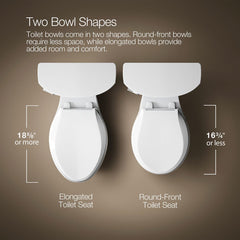 Two-Piece Toilet, Cimarron, Elongated, 1.28 GPF, Ice Grey