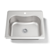 Kitchen Sink, Staccato, Top-Mount, Single Bowl, Stainless Steel