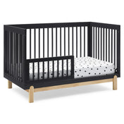 Convertible Crib, Poppy, 4-in-1, Solid Wood, Midnight Gray