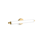 Bath Bar, Crue, Integrated LED, Brushed Brass