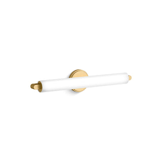 Bath Bar, Crue, Integrated LED, Brushed Brass