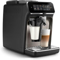 Angle | full uncovered espresso machine, left three-quarter view