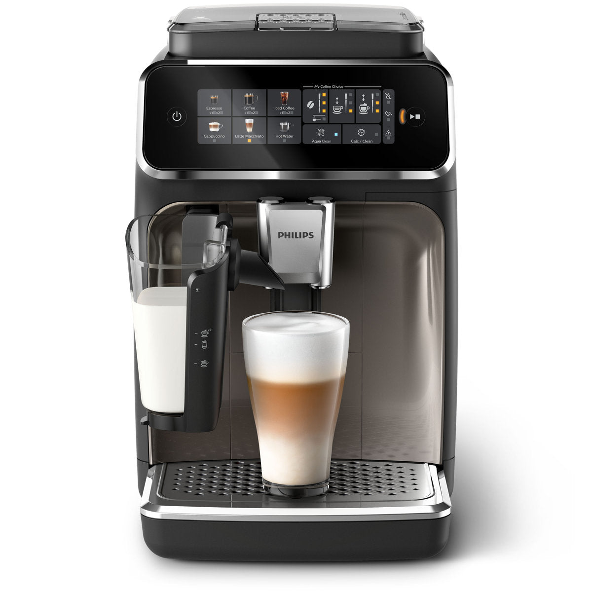 Hero | full uncovered espresso machine, front view