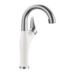 Pull-Down Bar Faucet, Artona, Dual Spray, Single Handle, White