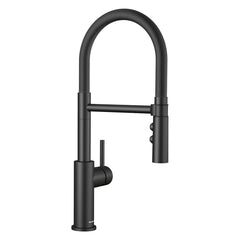 Pull-Down Kitchen Faucet, Catris Flexo, Single Handle, Brass, Matte Black