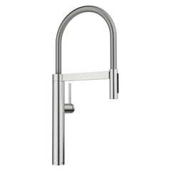 Pull-Down Kitchen Faucet, Culina II, Dual Spray, Solid Brass, PVD Steel