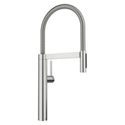 Pull-Down Kitchen Faucet, Culina II, Dual Spray, Solid Brass, PVD Steel