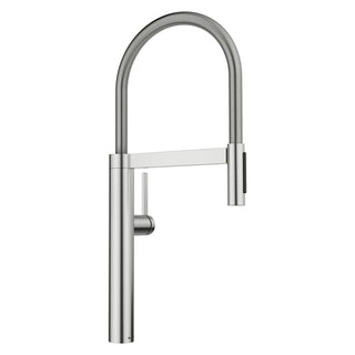 Pull-Down Kitchen Faucet, Culina II, Dual Spray, Solid Brass, PVD Steel
