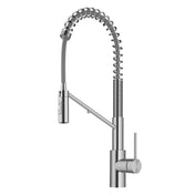 Pull Down Kitchen Faucet, Oletto, 2-in-1, Single Handle, Spot Free Stainless Steel