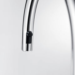 Pull-Down Kitchen Faucet, Urbena, Dual Spray, Single Handle, Cinder/Chrome